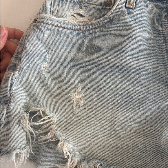 Agolde Vintage Parker Denim Shorts - Picture 5 of 5